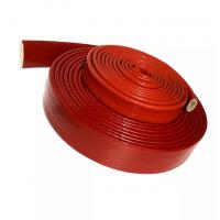 China Heat Insulation Silicone Coated Fiberglass Heat Shield Silicone Fire Sleeve for sale