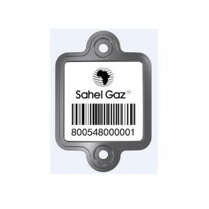 Cheap LPG Cylinder Tracking Stainless Steel Ceramic Barcode Tag wholesale