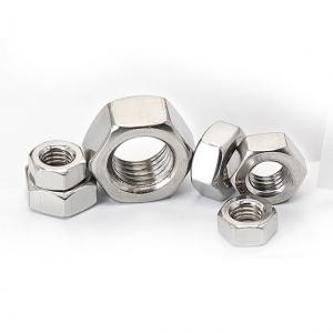 Cheap DIN/ASTM/UNC Stainless Steel Hex Nuts Fastener High Strength Polishing 1/2 wholesale