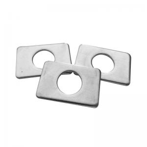 Cheap Zinc Plated Square Flat Washers Size M6-M52 Preventing Galvanic Corrosion wholesale