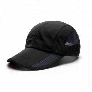 Cheap 4 Panel Summer Golf Hats , Black Mesh Golf Hats OEM / ODM Available wholesale
