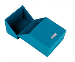 Cheap Crocodile Embossed Leather Square Luxury Gift Boxes With Golden Satin Covering wholesale