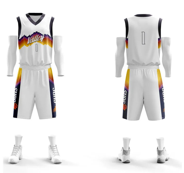 Cheap Heat Transfer Printing Whole Body Custom Style Basketball Clothes Set wholesale