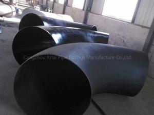 China A105 Large Diameter Steel Pipe Fittings EN1092 48 Inch 90 Degree Elbow Bend Longitudinal on sale