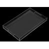 Buy cheap Plexiglass Clear Custom Acrylic Fabrication Acrylic Perspex Tray With Handles from wholesalers