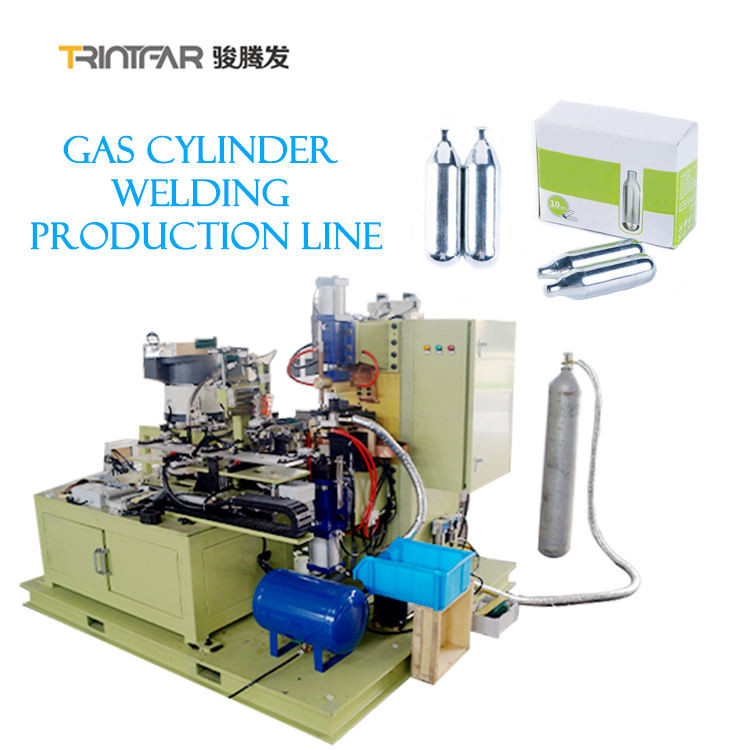 China Co2 Mini Cylinder Medical Gas Cartridge Automatic Welding Machine For Carboxytherapy Beauty on sale