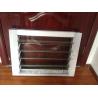 Folding fixed Aluminum Glass Louvered windows with Australian Standard glass for sale