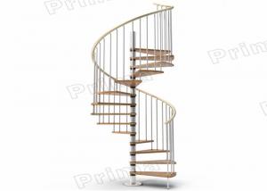 Cheap Small Custom Spiral Staircase Stainless Steel Carbon / Stainless Steel Post wholesale