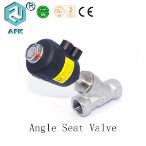 China Normally Open Pneumatic Air Flow Control Valve For Water Gas Oil With PTFE Seal on sale