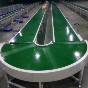 China Black Green White Curve Pvc Conveyor Belt Custom Made FDA Standards on sale