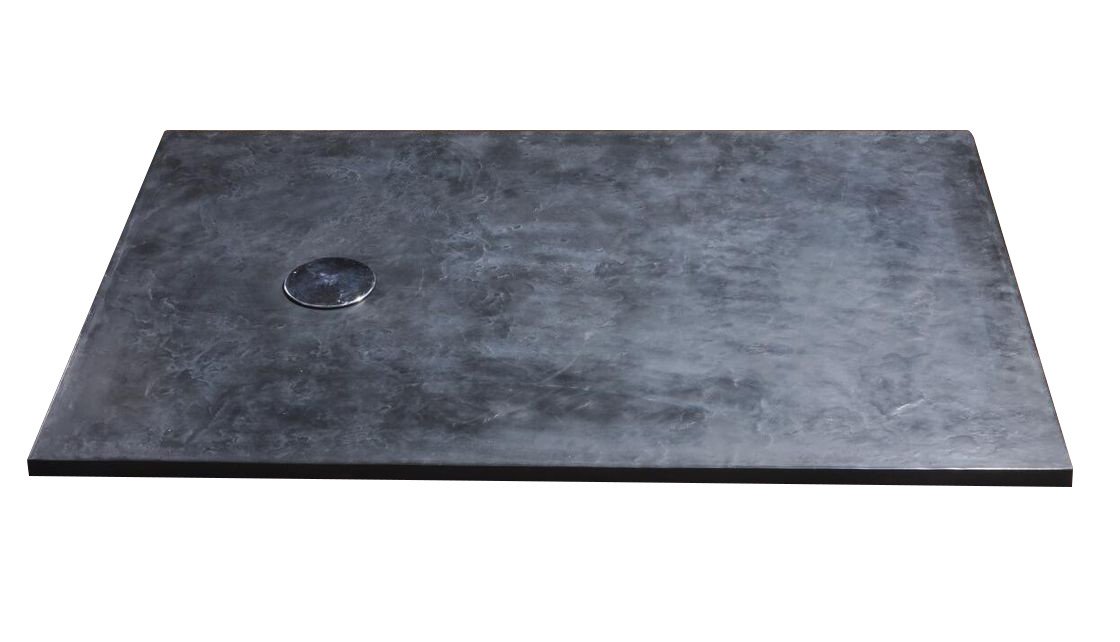 Cheap Stone Effect Polymarble Shower Bases , Black Shower Trays CE SGS Certification wholesale