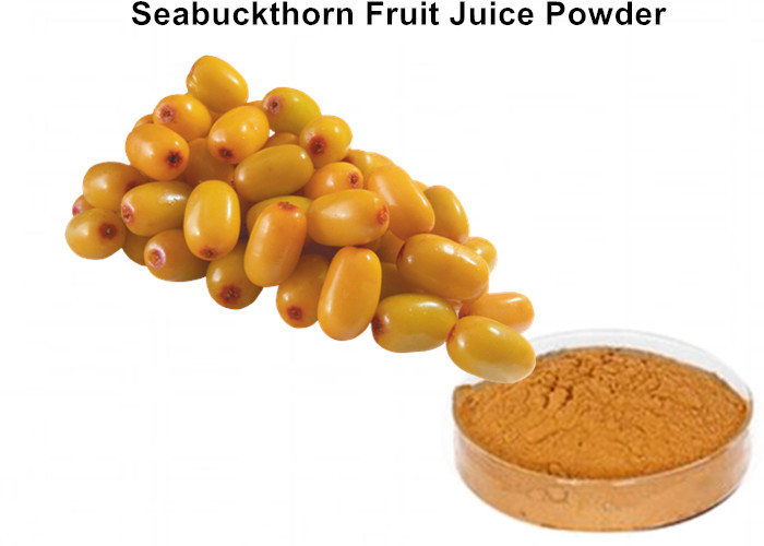 Cheap Healthy Seabuckthorn Fruit Juice Powder Good Water Solubility Promoting Wound Healing wholesale