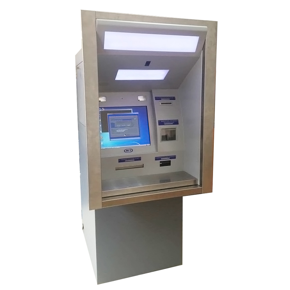 Cheap High Security ATM Banking Kiosk Embeded O/S With PCI EPP Convenient Operation wholesale