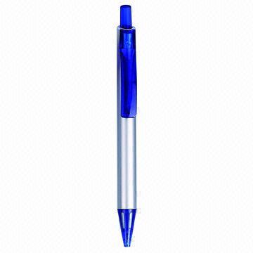 Buy cheap Plastic Click-action Ballpoint Pen in Various Colors from wholesalers