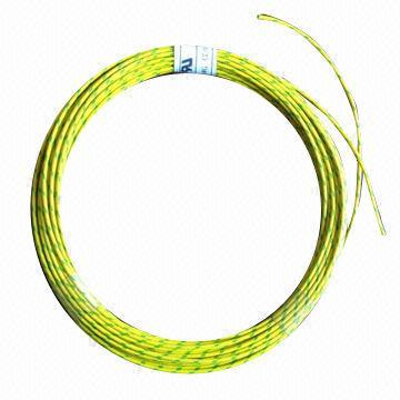 Fiberglass braided silicone rubber wire, fiberglass braid lead wire, 300V for sale