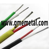 China Fiberglass Braided Heat Resistant Electrical Wire , Silicone Rubber Insulated Cable for sale