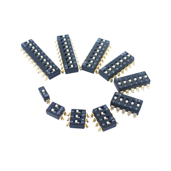 ROHS Plastic Gold Plated Alloy Copper DIP Switch Products