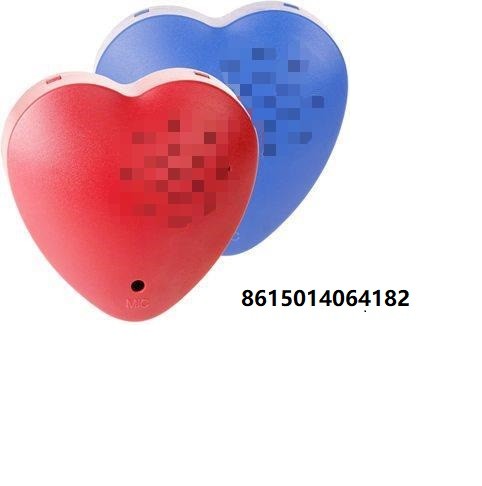 Heart shape recordable heartbeat sound voice music chip recorder box module button for plush toy ,stuffed animals ,doll
