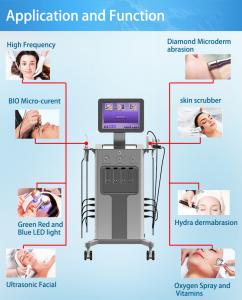Cheap Touch Screen Hydra Beauty Machine , Hydrafacial Dermabrasion Device 100kpa wholesale