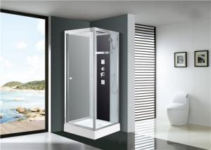 Cheap , Square Shower Cabin with white acrylic tray,Fashion Pivot Door， Corner Shower Stalls wholesale