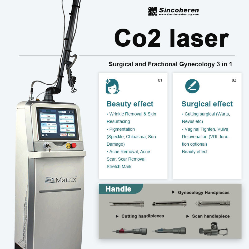 Buy cheap Air Cooling CO2 Fractional Laser Machine Scar Removal Stretch Mark Removal from wholesalers