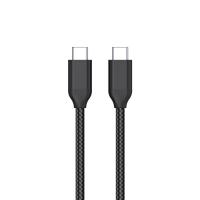 China Fast Charging USB 2.0 Type C To Type C Data Cable Nylon Braided USB Cable for sale