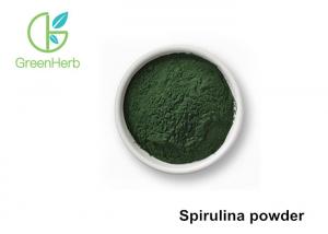 China Lower Blood Pressure Herbal Plant Extract Light Green Organic Spirulina Powder 55% Protein on sale