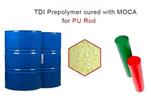 PU Rods Yellowish Polyester TDI Based Polyurethane