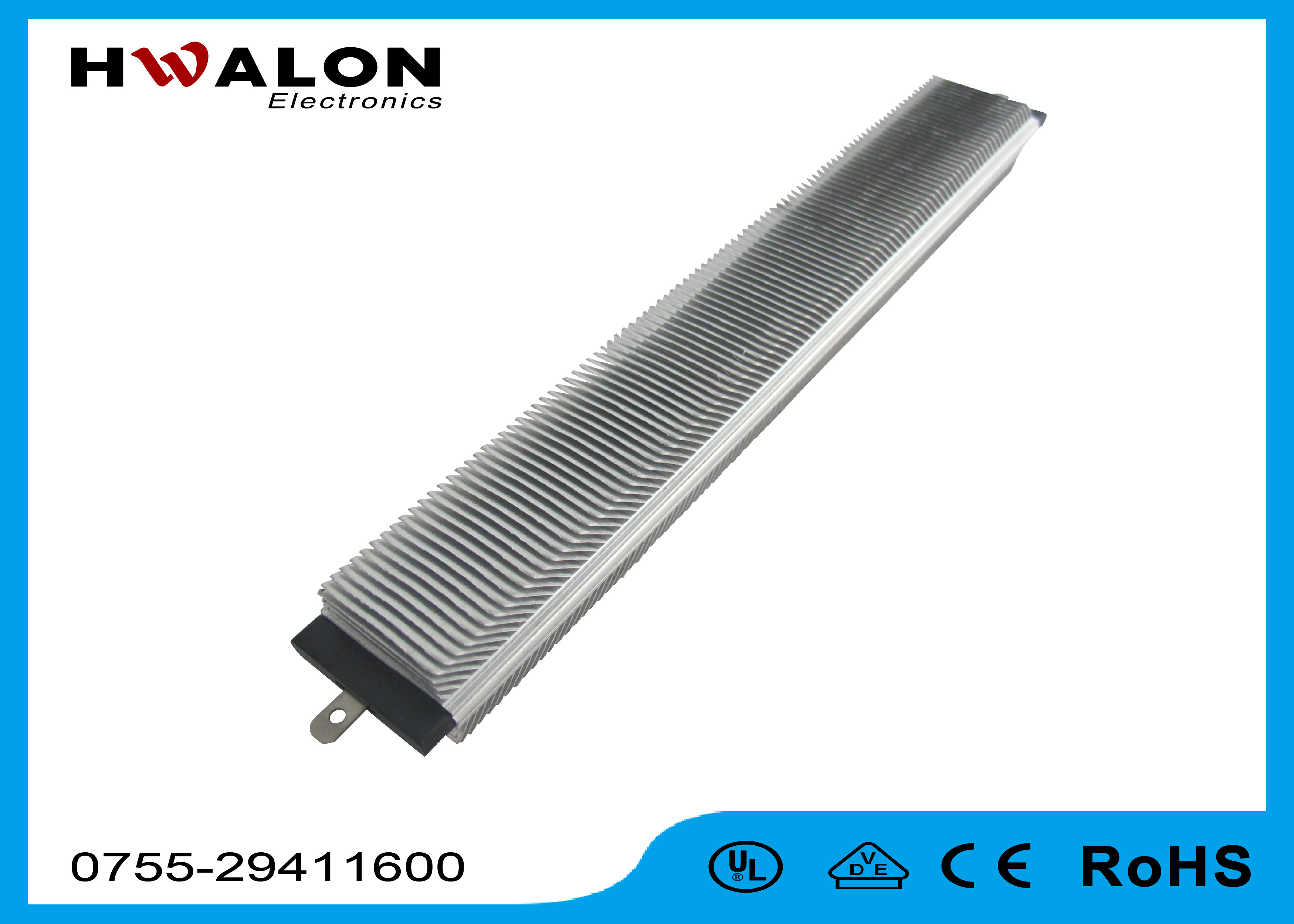 Buy cheap AC 110V 750W Electric Aluminum PTC Heating Element Ceramic Air Heater for Air from wholesalers