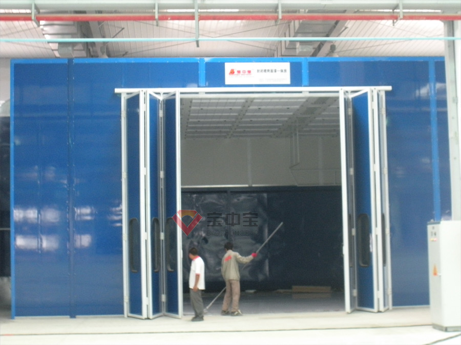 Cheap Fold Style Door Industrial Paint Booth Aircraft Spray Booth wholesale