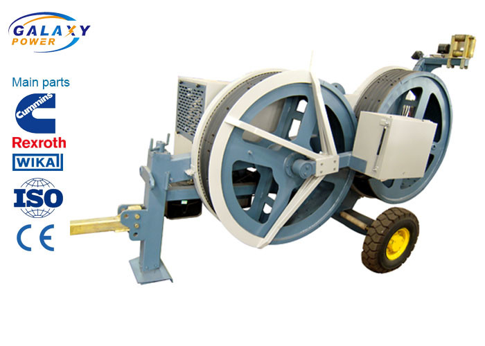 Cheap 5T Transmission Line Equipment Hydraulic Tensioner Machine With 1300/1500mm Bull Wheel wholesale