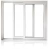 ODM Commercial Aluminum Horizontal Sliding Windows , Two Track Sliding Window for sale