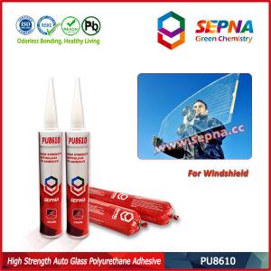 China Windshield replace one component polyurethane adhesive black paste on sale