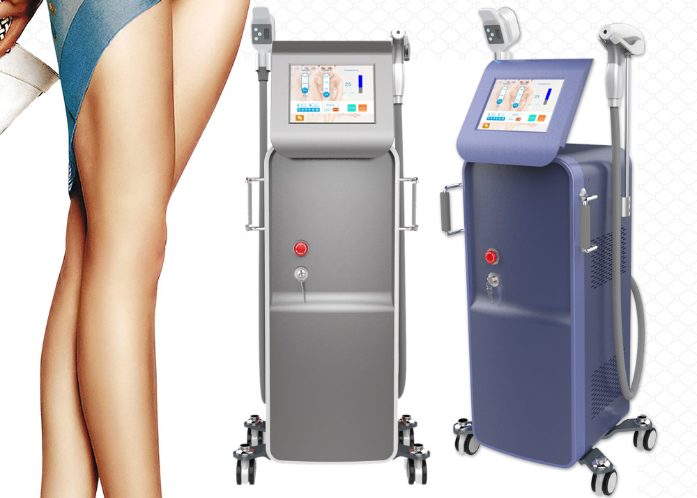 Cheap 600w Permanent Hair Removal Equipment , Salon Laser Hair Removal System No Pain wholesale