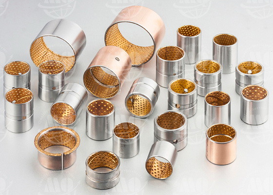 Quality Oilless Composite Wrapped Bronze Bushings Graphite Bushing Material for sale