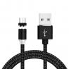 Nylon braided cell phones USB cable magnetic charging data cable for iphone for sale