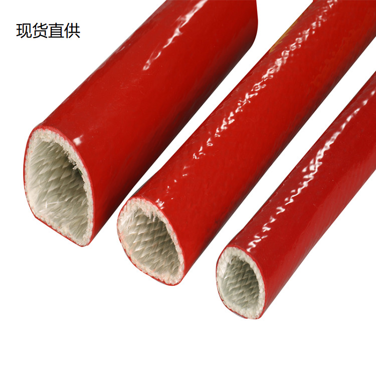 China Alkali Free Silicone Rubber Fiberglass Sleeving 4mm Fiberglass Braided Sleeving for sale