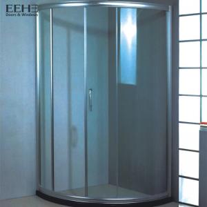 Cheap Frameless Safety Tempered Glass Shower Enclosure With Four Wheel Rollers wholesale