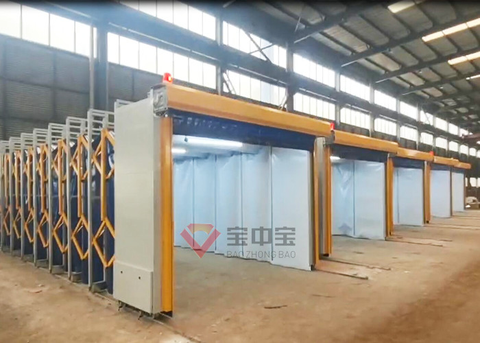 Cheap Telescopic Painting Booth For Large And Long Metal Workpiece wholesale