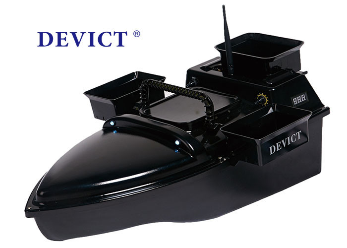 Cheap RC model Black DEVICT Bait Boat Remote Frequency 2.4G DEVC-200 wholesale