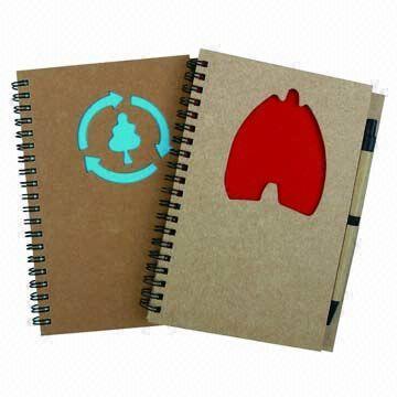 Cheap Recycled Paper Notebook Sets, Measures 18 x 13.5cm wholesale