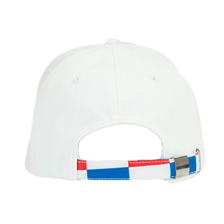 Cheap White 6 Panel Dad Hat / Custom Embroidery Logo Printing Bill Metal Bucket Baseball Sport Cap wholesale