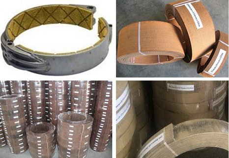 Cheap Industrial Woven Brake Band Lining , Agricultural Brake Band wholesale