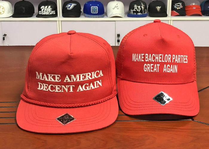 Cheap Wholesale cotton twill make America great again red custom logo color baseball hats caps wholesale