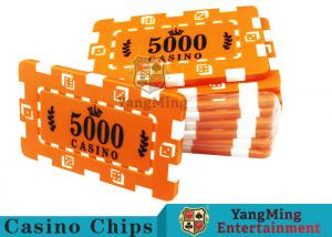 Cheap Custom Design Cheap Casino Poker Chips , ABS Plastic Numbered Poker Chips  wholesale