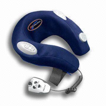 Cheap Electronic Neck Massager with Cyber Controller and 100% Terylene Fabric Cover wholesale