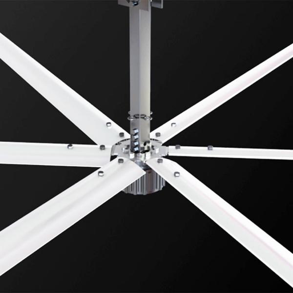 Quality 20feet Brushless DC Motor Industrial Ceiling Fans Gearless PMSM Big Air Ventilation 6m for sale