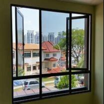 Cheap Indoor Aluminum Casement Window 50mm Double Layer Glass wholesale