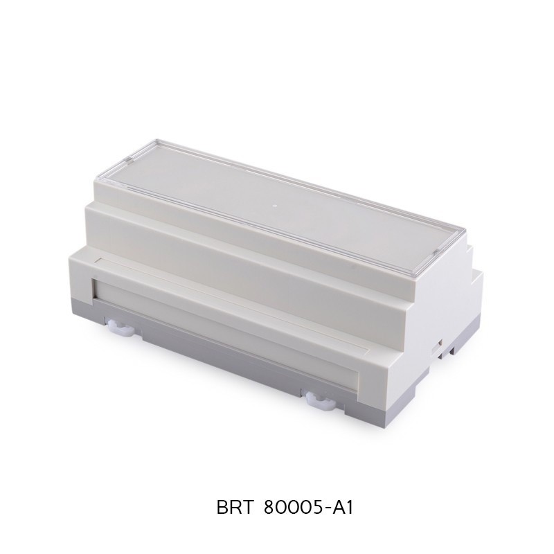 Cheap 158*87*60mm Plastic Din Rail Enclosure For Project ABS Pcb Board Circuit Shell wholesale