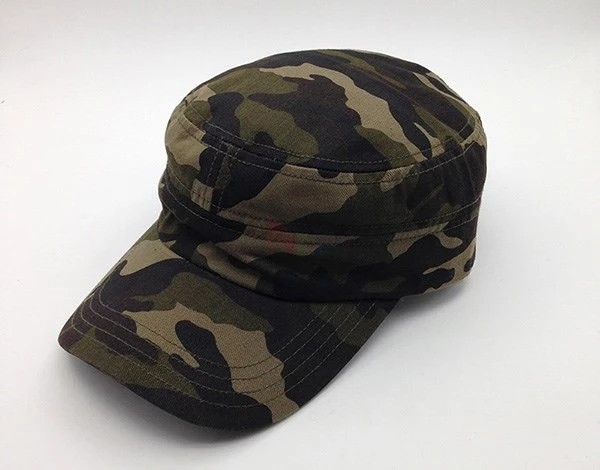 Cheap Durable Camouflage Military Cadet Cap Pure Cotton 3d Embroidery Fitted wholesale
